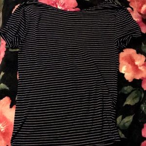 Forever 21 Tops - Blue striped shirt Forever 21 Tops - Blue striped shirt